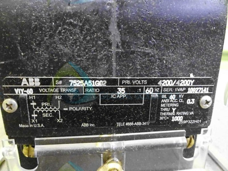 ABB VIY-60 VOLTAGE TRANSFORMER * NEW NO BOX*