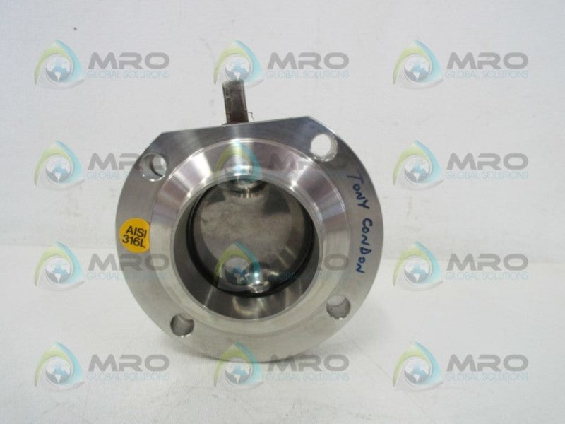 ALFA LAVAL 316L BUTTERFLY VALVE  UNMP