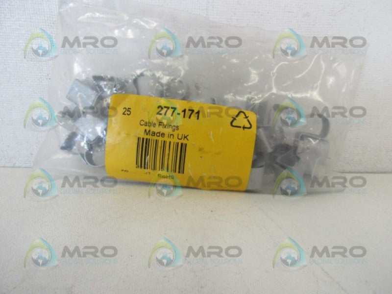 RS COMPONENTS 277-171 CABLE FIXINGS (PKG OF 25)  NSMP