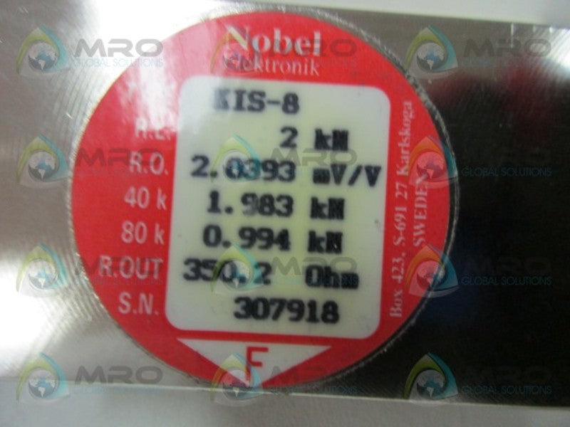 NOBEL ELEKTRONIK KIS-8 LOAD CELL 2kN * NEW NO BOX *