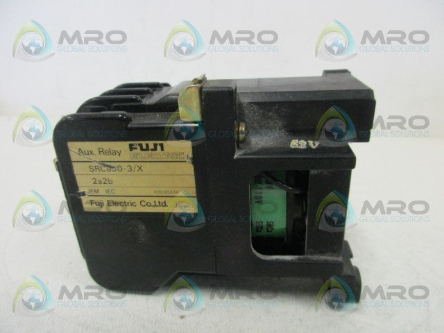 FUJI ELECTRIC SRCa50-3/X 2a2b AUXILIARY RELAY * USED *