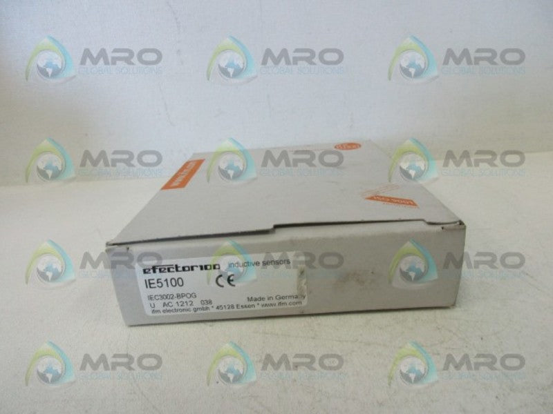 IFM EFECTOR IE5100 INDUCTIVE PROXIMITY SENSOR  NSMP