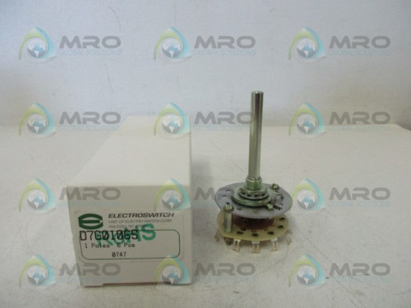ELECTROSWITCH D7G0106S ROTARY SWITCH  NSMP