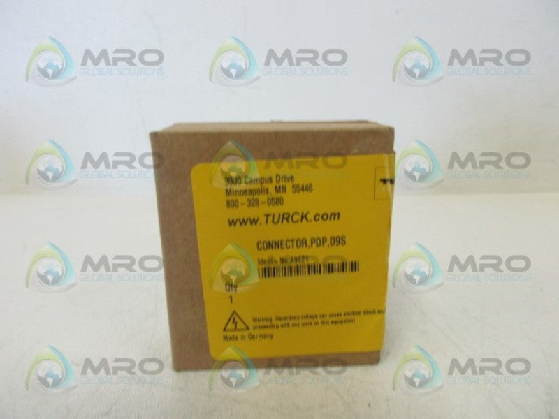 TURCK CONNECTOR,PDP,D9S CONNECTOR  NSFS