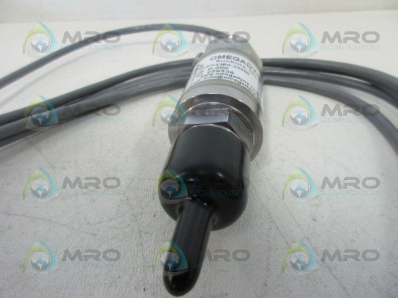 OMEGADYNE PX43E0-200GI PRESSURE TRANSMITTER 0-200  NSMP