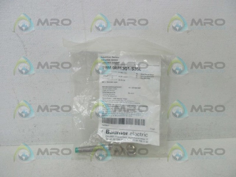 BAUMER IFRM08P13G1/S35L INDUCTIVE PROXIMITY SWITCH * NEW IN FACTORY BAG *