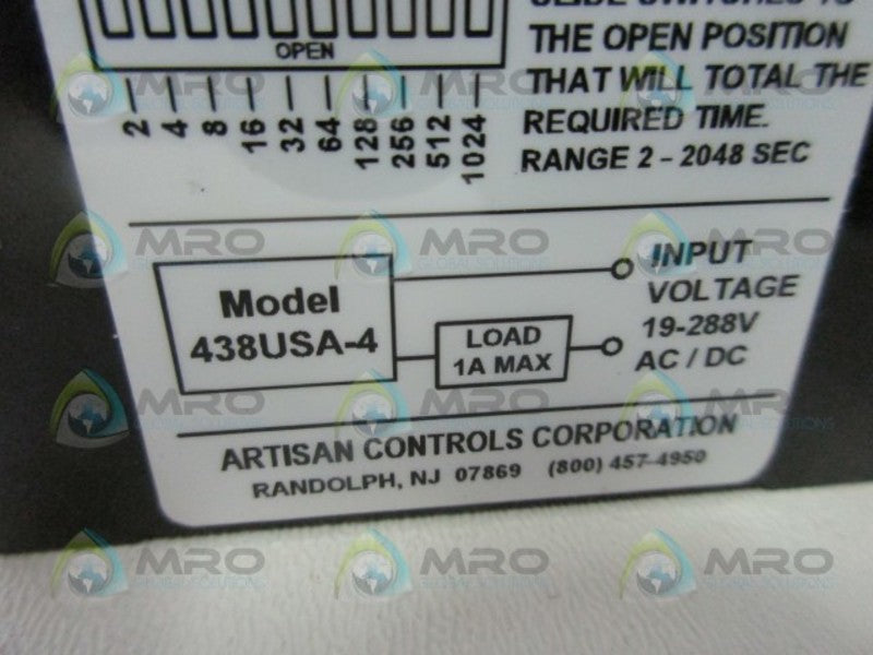 ARTISAN 438USA-4 SOLID STATE TIMER  NSMP