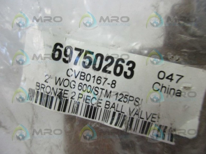 INDUSTRIAL MRO CVB0167-8 BALL VALVE * NEW IN FACTORY BAG *