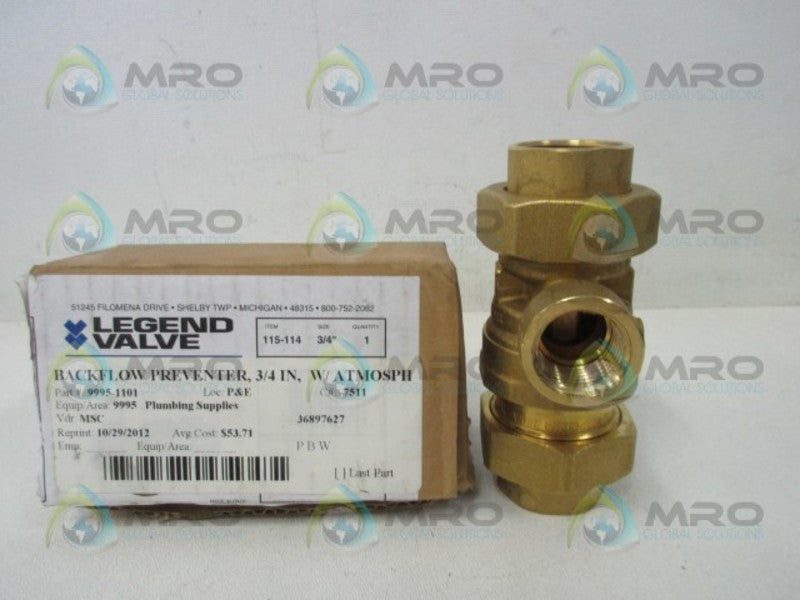 LEGEND VALVE 115-114 BACKFLOW PREVENTER  NSMP