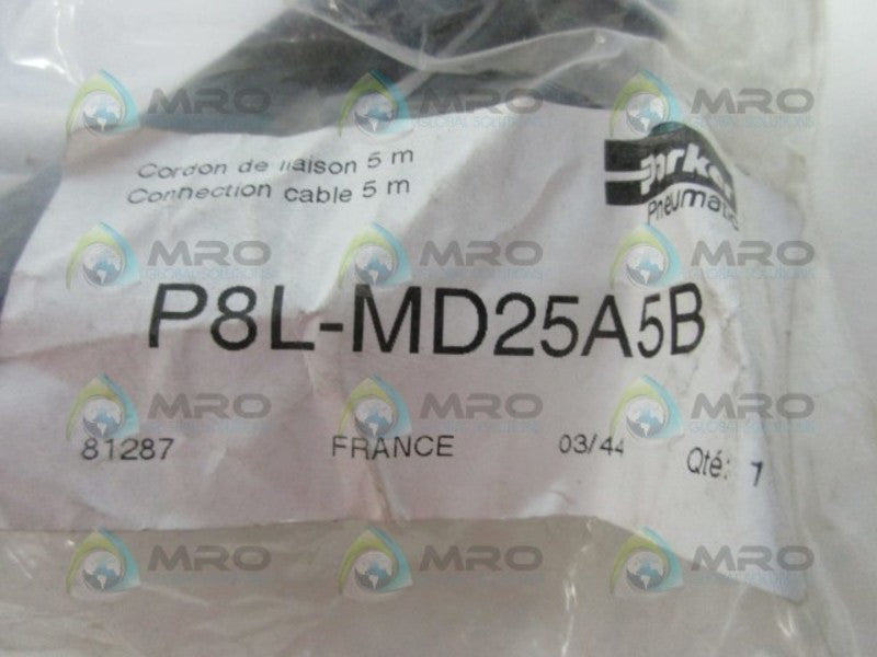 PARKER P8L-MD25A5B CONNECTOR CABLE * NEW IN FACTORY BAG *
