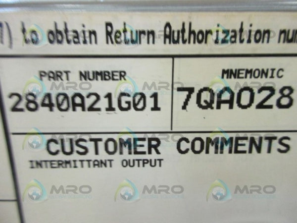 WESTINGHOUSE 2840A21G01 OUTPUT ANALOG BOARD  NSMP