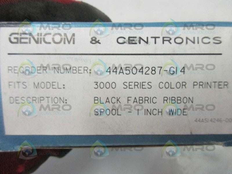 GENICOM 44A504287-GI4 SPOOL RIBBON CARTRIDGE  NSMP