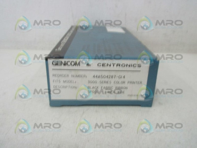 GENICOM 44A504287-GI4 BLACK FABRIC RIBBON SPOOL  NSMP