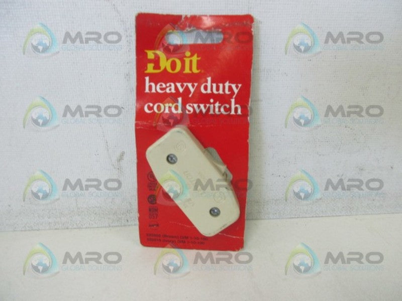DO IT 520519 HEAVY DUTY CORD SWITCH * NEW IN FACTORY BAG *