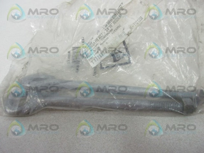 INDUSTRIAL MRO 250296280 DROP FORGED EYE BOLT * NEW IN FACTORY BAG *