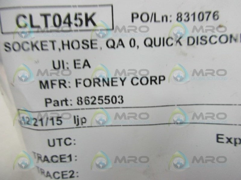FORNEY CORP. 8625503 HOSE SOCKET  NSMP
