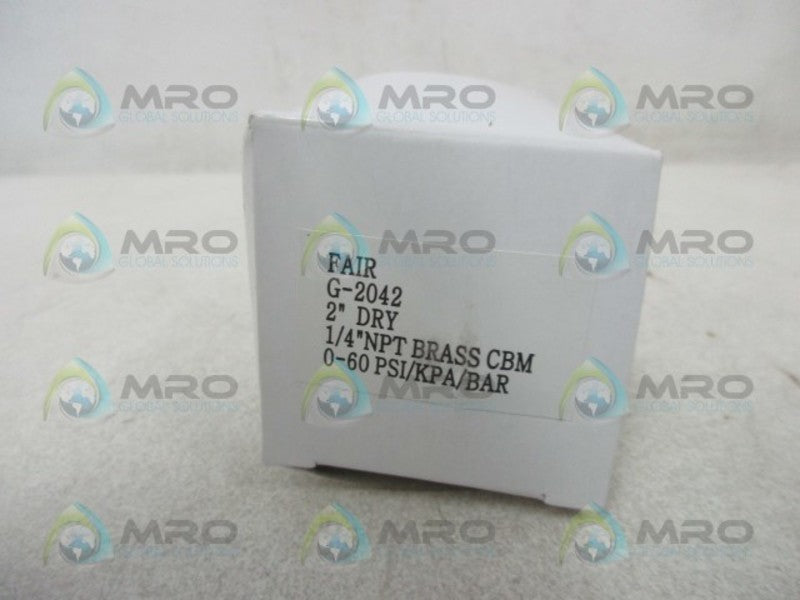FAIR G-2042 PRESSURE GAGUE  NSMP