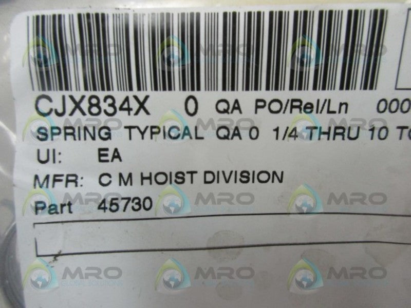 CM HOIST 45730 SPRING PAWL * NEW IN FACTORY BAG *