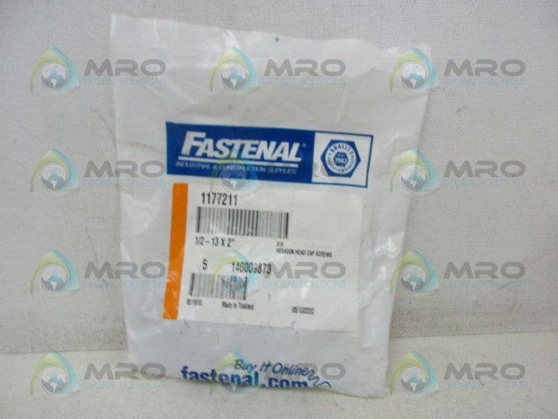 FASTENAL 1177211 HEXAGON HEAD CAP SCREW (PKG OF 5)  NSMP
