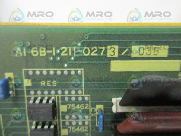 FANUC A16B-1211-0273 PC BOARD AXIS CONTROL  UNMP