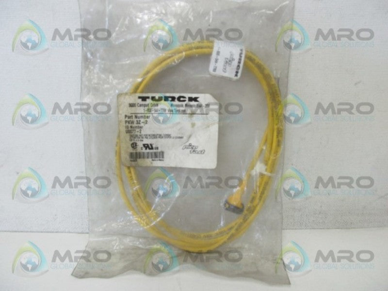 TURCK PKW3Z-2 PICOFAST MOLDED CORDSETS * NEW IN FACTORY BAG *