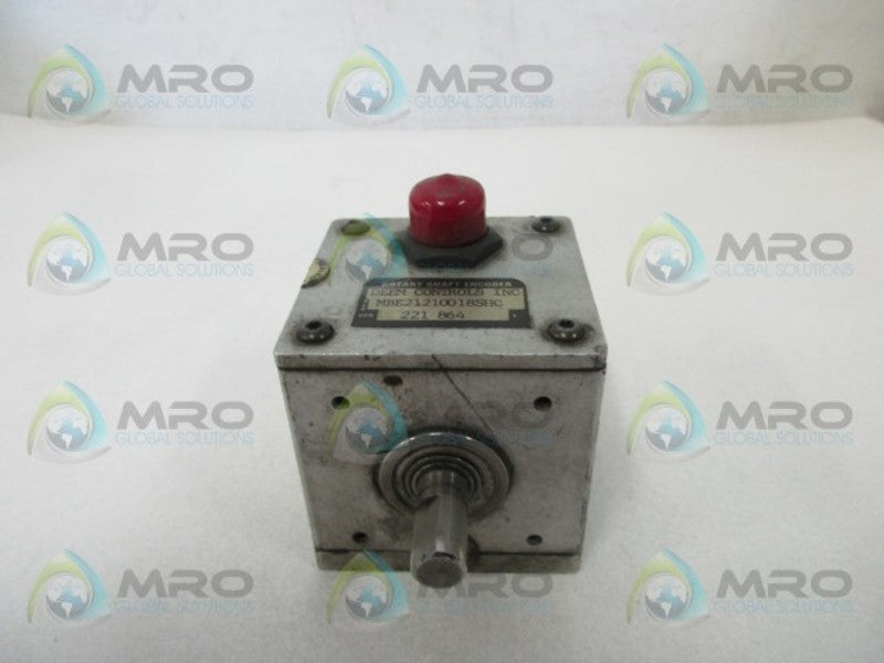 DEEM CONTROLS MBE21210018SHC ROTARY SHAFT ENCODER  UNMP