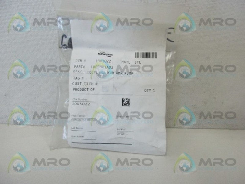 FLOWSERVE LH03001A03 COUPLING  NSMP
