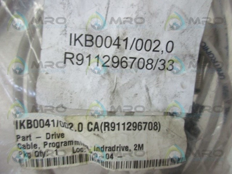 REXROTH R911296708/33 INTERFACE CABLE * NEW IN FACTORY BAG *