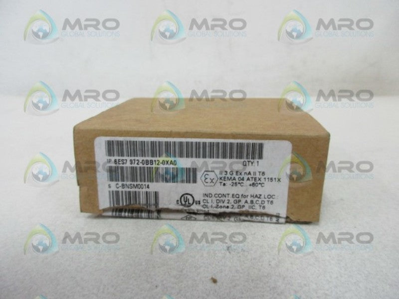 SIEMENS 6ES7-972-0BB12-0XA0 CONNECTOR PROFIBUS  NSMP