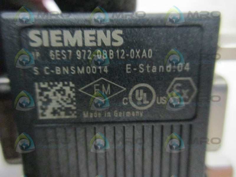 SIEMENS 6ES7-972-0BB12-0XA0 CONNECTOR PROFIBUS  NSMP