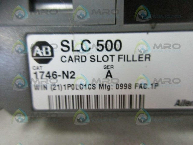 INDUSTRIAL SPARE PART SLC500 1746-N2 SER. A CARD SLOT FILLER  UNMP