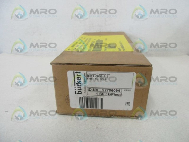 BURKERT FKM-SS-NPT1 PISTON VALVE  NSMP