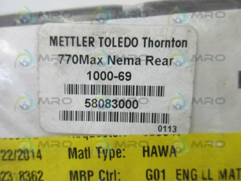 METTLER TOLEDO 1000-69 BACK COVER WALL MOUNT KIT  NSMP