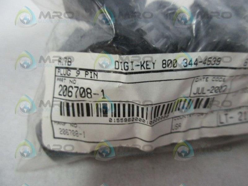 AMPHENOL 206708-1 CIRCULAR CONNECTOR (PK OF 10) * NEW IN FACTORY BAG *