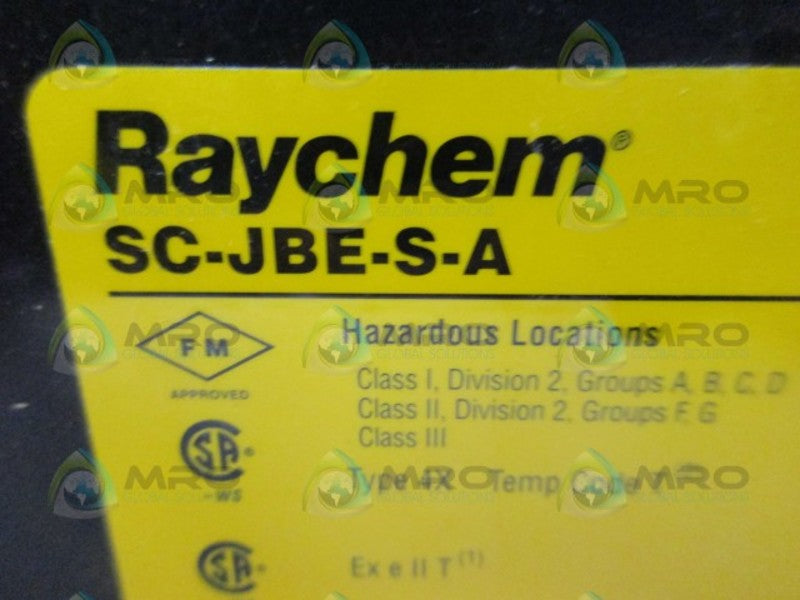 RAYCHEM SC-JBE-S-A PIPE HEATING CABLE COMPONENT  NSMP