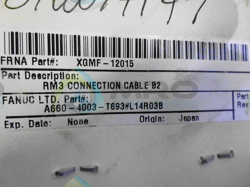 FANUC XGMF-12015 RM3 CONNECTION CABLE