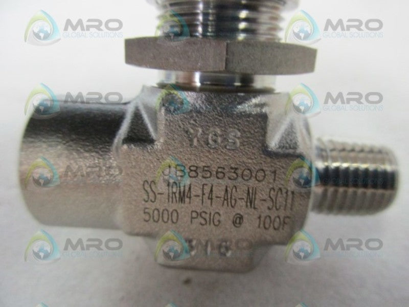 SWAGELOK SS-1RM4-F4-AG-NL-SC11 VALVE  NSNP