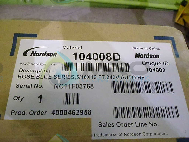 NORDSON 104008D * FACTORY SEALED *