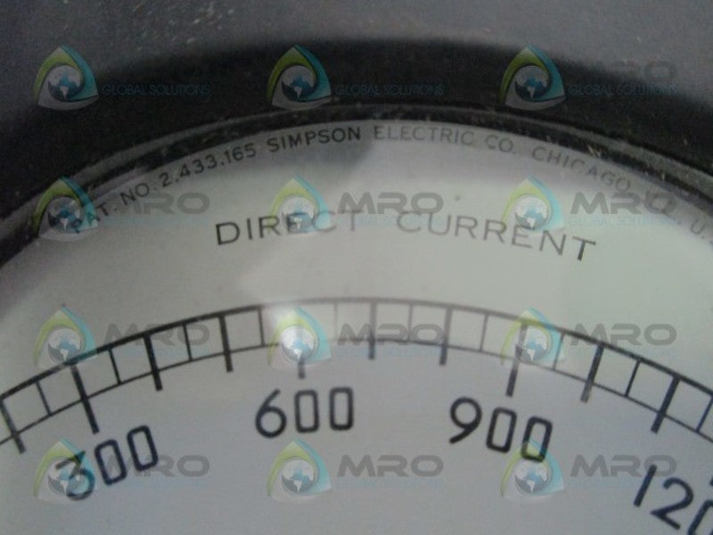 SIMPSON S-5177-2 AMP METER  NSNP