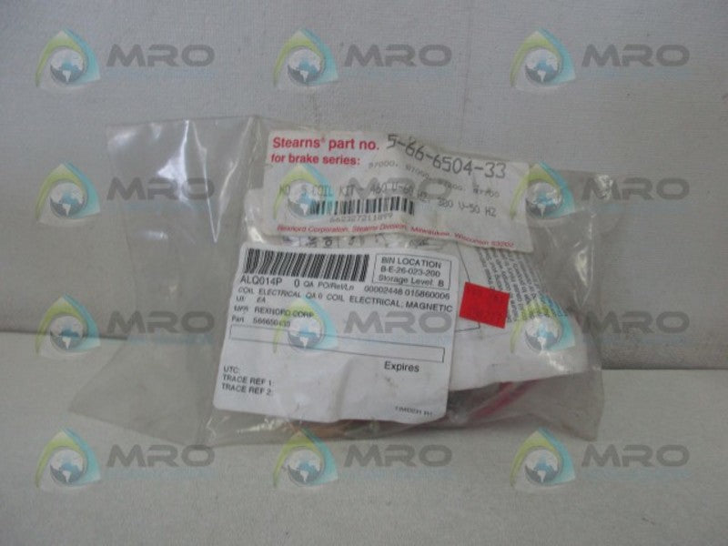 STEARNS 5-66-6504-33 COIL KIT #5 * NEW IN FACTORY BAG *
