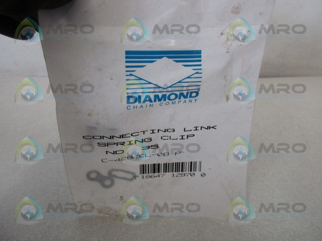 DIAMOND CHAIN C-4282CL-08-P SPRING CLIP * NEW IN FACTORY BAG *