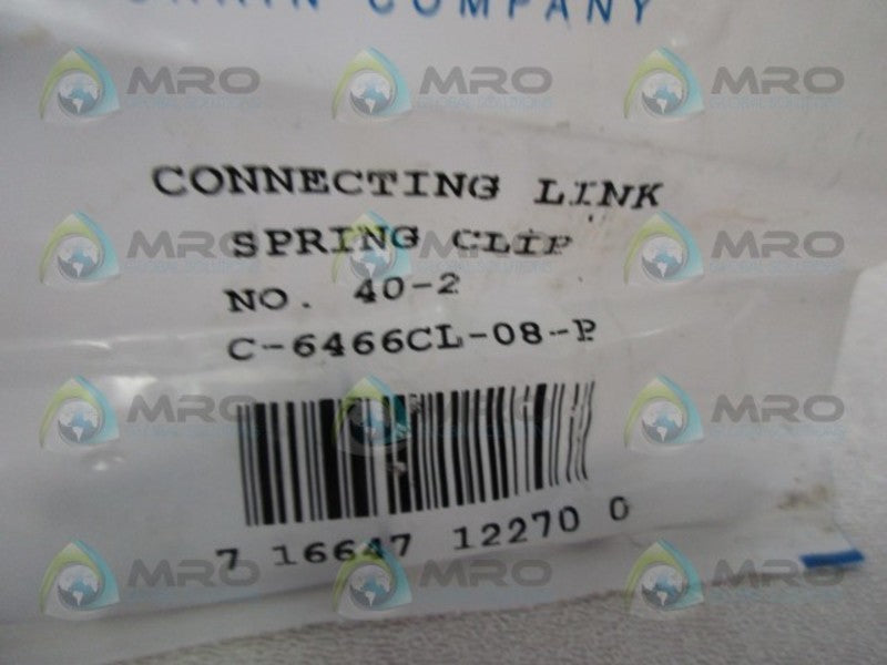 DIAMOND CHAIN C-6466CL-08-P CONNECTION LINK 1/2IN * NEW IN FACTORY BAG *