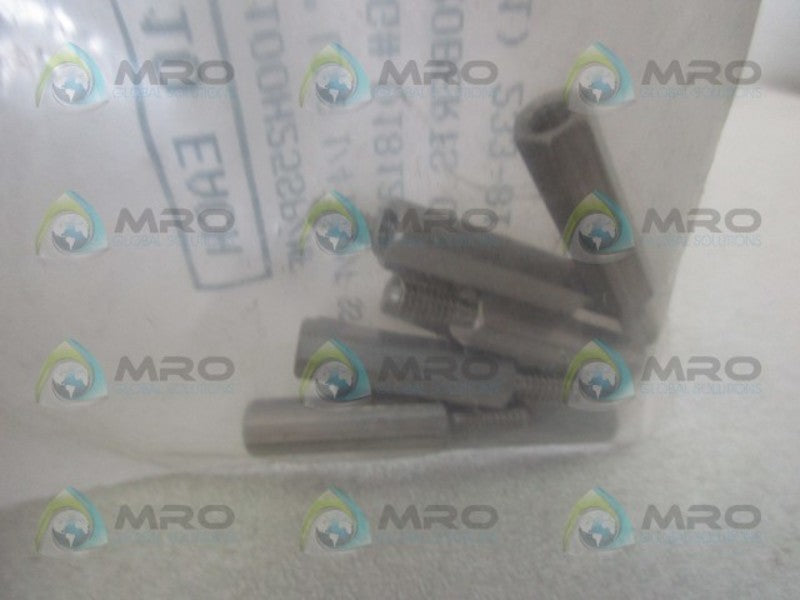WJ ROBERTS 8C100H25SP/MF HEX STANDOFF (PKG OF 10) * NEW IN FACTORY BAG *