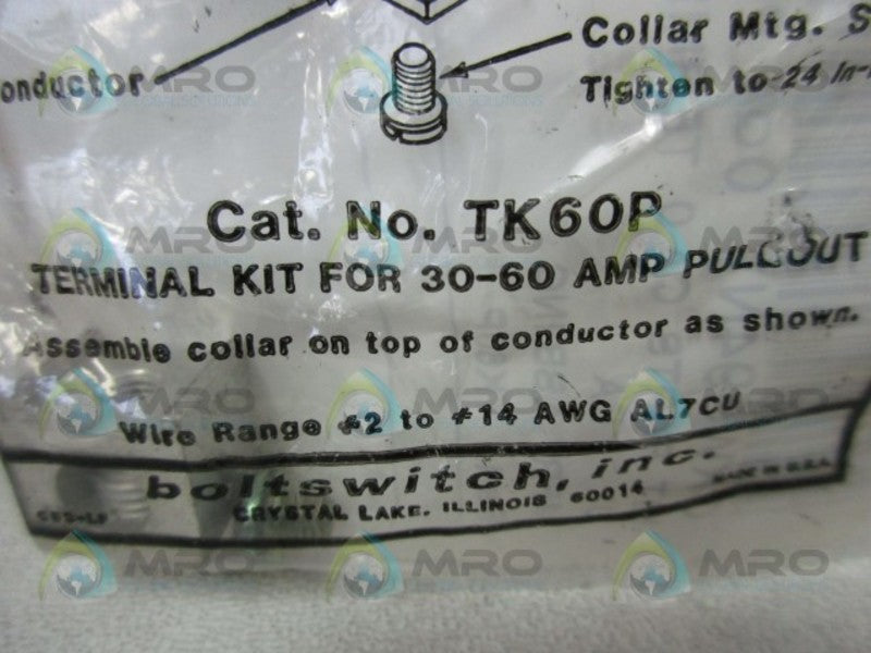 BOLTSWITCH TK60P TERMINAL KIT * NEW IN FACTORY BAG *