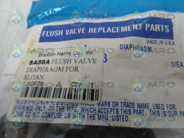 SLOAN A-56-A DIAPHRAGM * NEW IN FACTORY BAG *