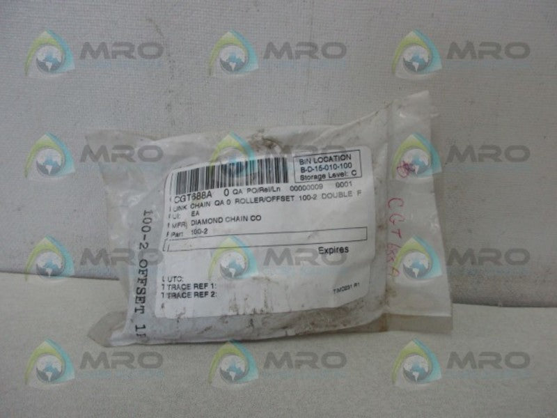 DIAMOND CHAIN 100-2 LINK CHAIN * NEW IN FACTORY BAG *