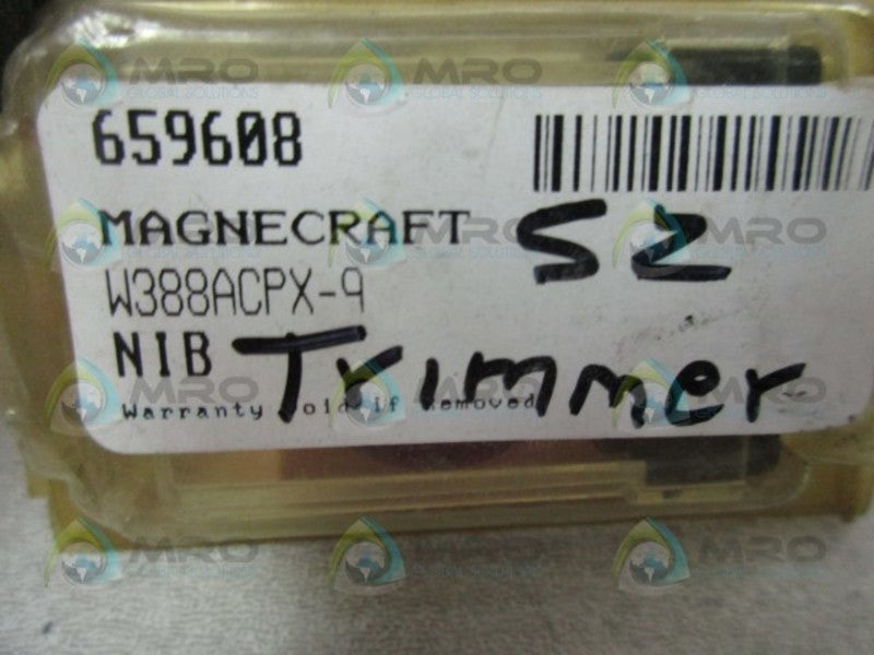 SCHNEIDER ELECTRIC W388ACPX-9 RELAY * NEW IN ORIGINAL PACKAGE *