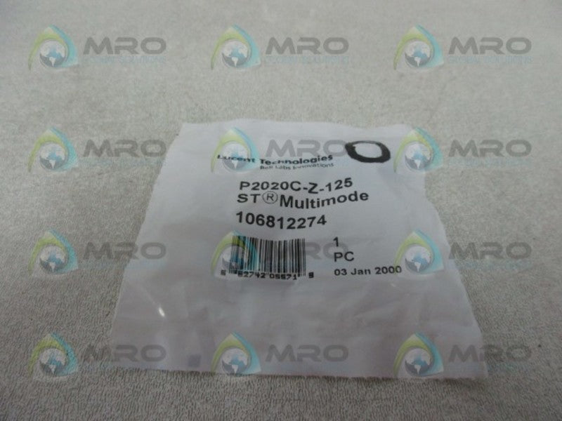 LUCENT P2020C-Z-125 MULTIMODE CONNECTOR * NEW IN FACTORY BAG *