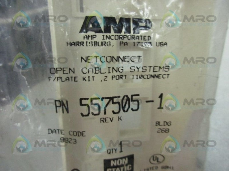 AMP 557505-1 FACEPLATE KIT * NEW IN FACTORY BAG *