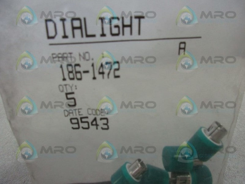 DIALIGHT 186-1472 SWITCH CAP (PK OF 5) * NEW IN FACTORY BAG *
